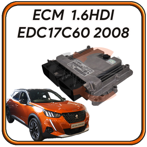 Peugeot 2008 1.6 HDI revisione centralina Bosch EDC17C60